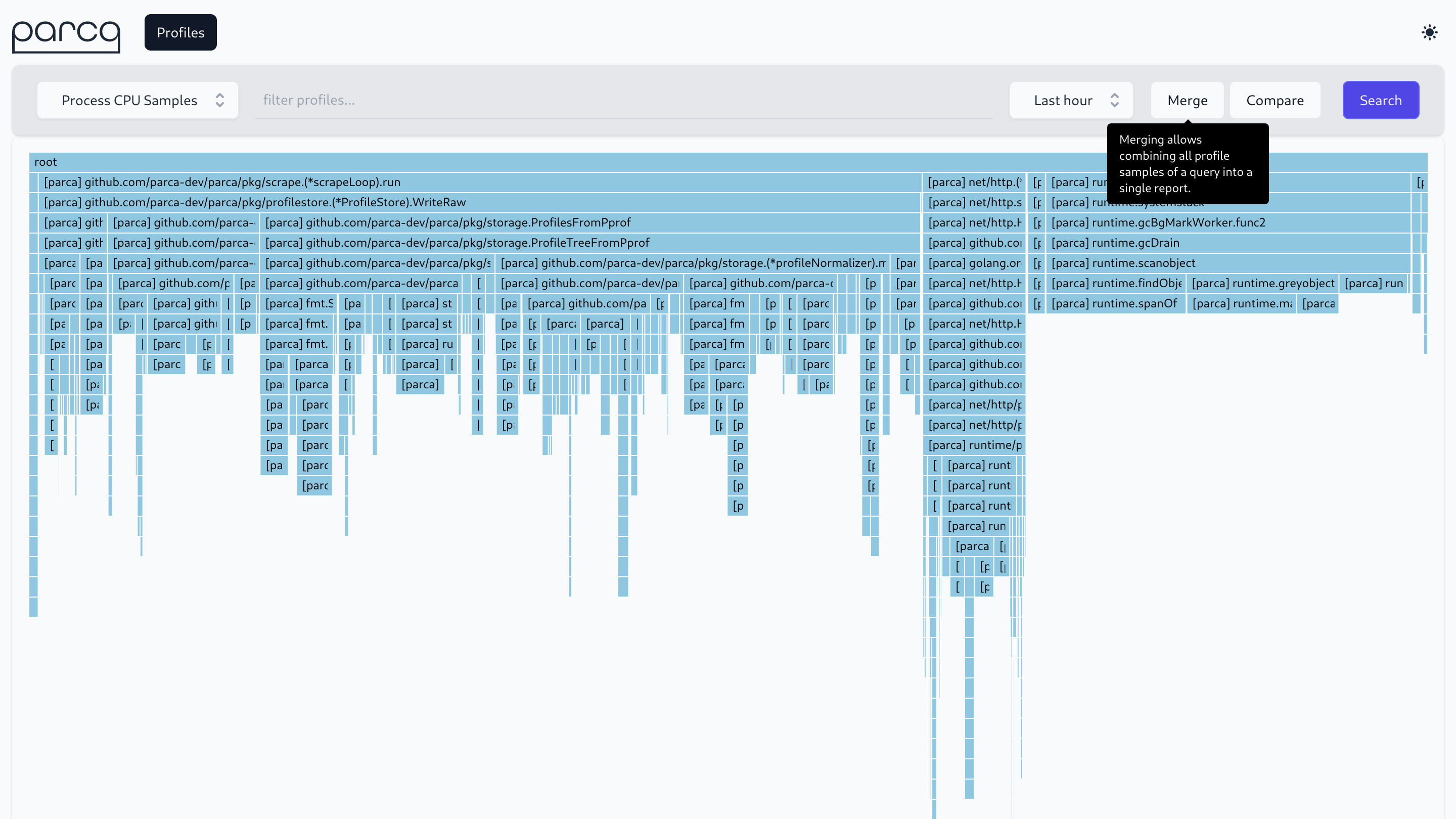 Merge profile